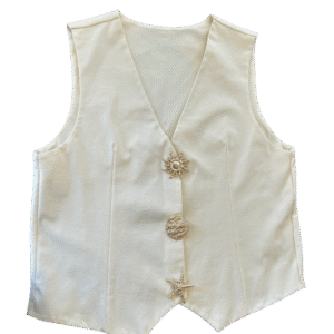 Home chaleco beige golden touch