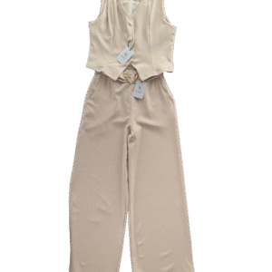 conjunto pantalón & chaleco golden sand