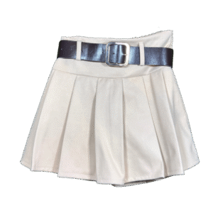 falda short belted aura