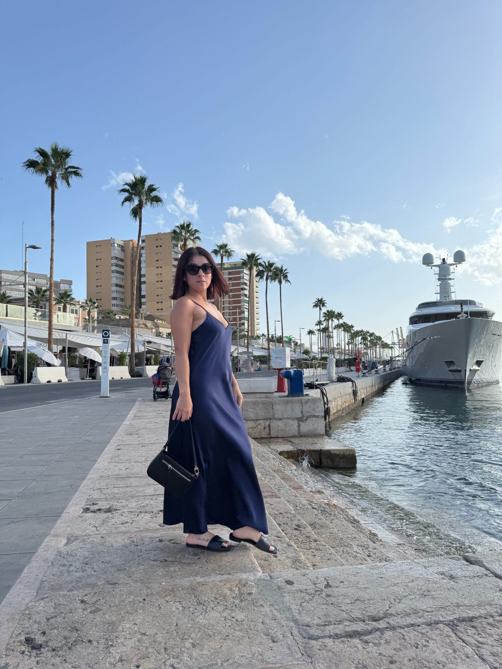 Home vestido azul oceane